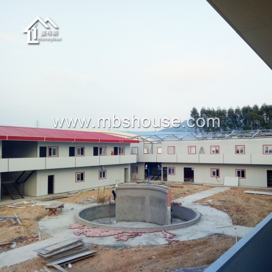 الصين صنعت منازل جاهزة الجاهزة تصميم الصلب الحديثة الإطار منزل الجاهزة