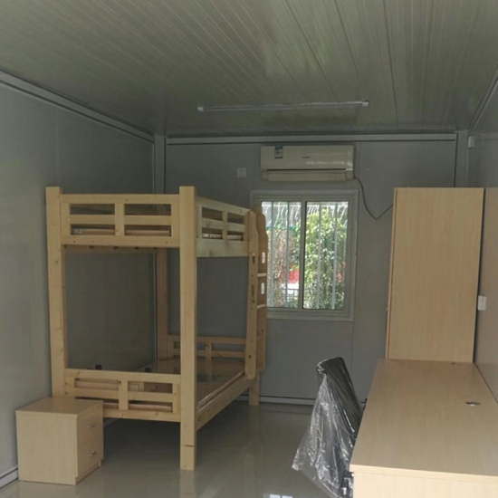  praturenfactued Bunk Bed Container House لموقع البناء